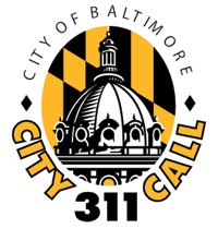 logo dor baltimore 311 service